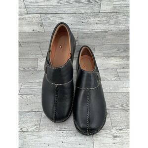 Clarks Unstructured Shoes Womens Size 8 Leather Comfort Slip On Loafers 27000‎